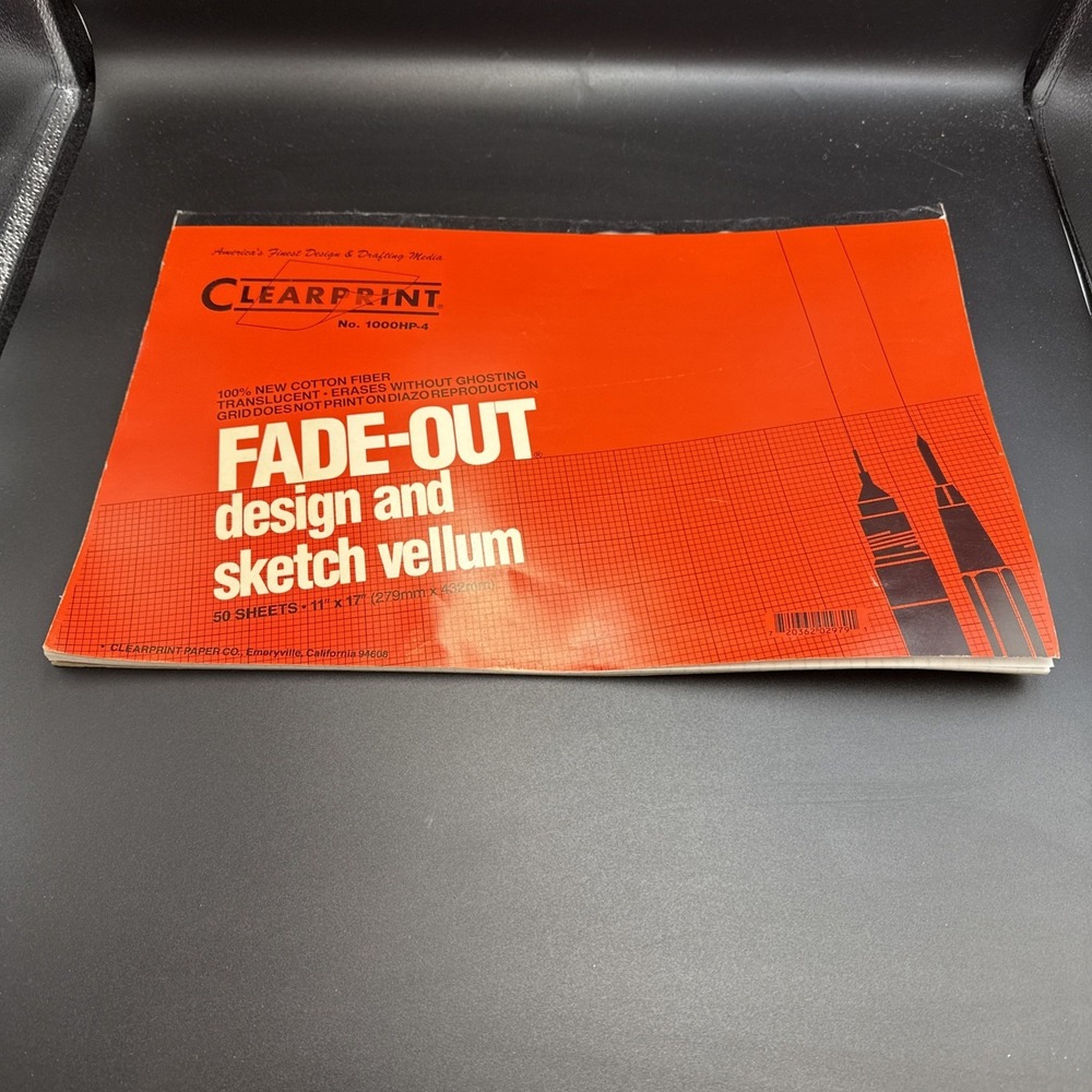 Clearprint Fade-Out Design and Sketch Vellum - 11 in. x 17 in. - 31 Sheets